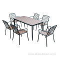 chair restaurant wood plastic composite picnic table